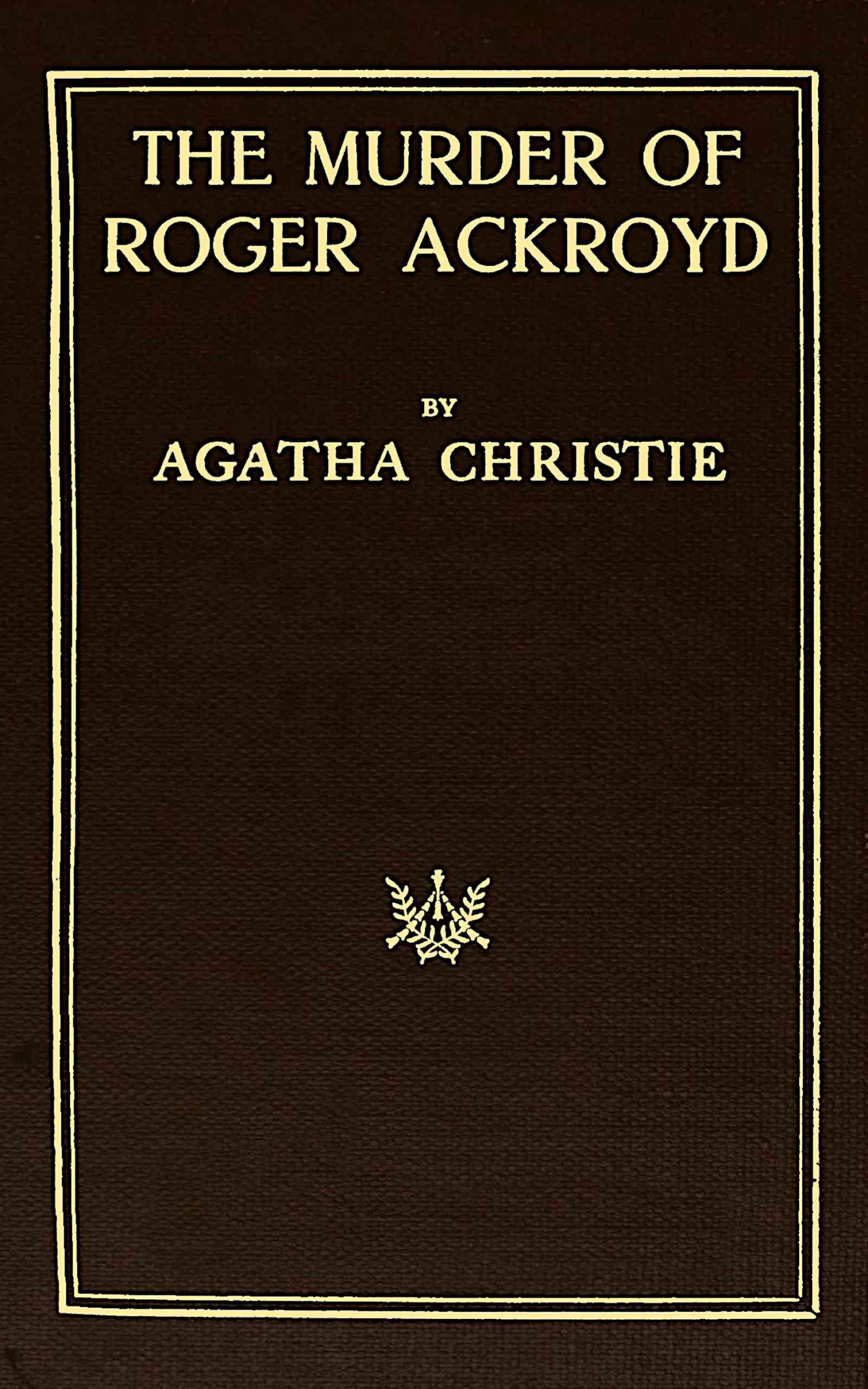 Agatha Christie: The Murder of Roger Ackroyd (EBook, 2022, Project Gutenberg)