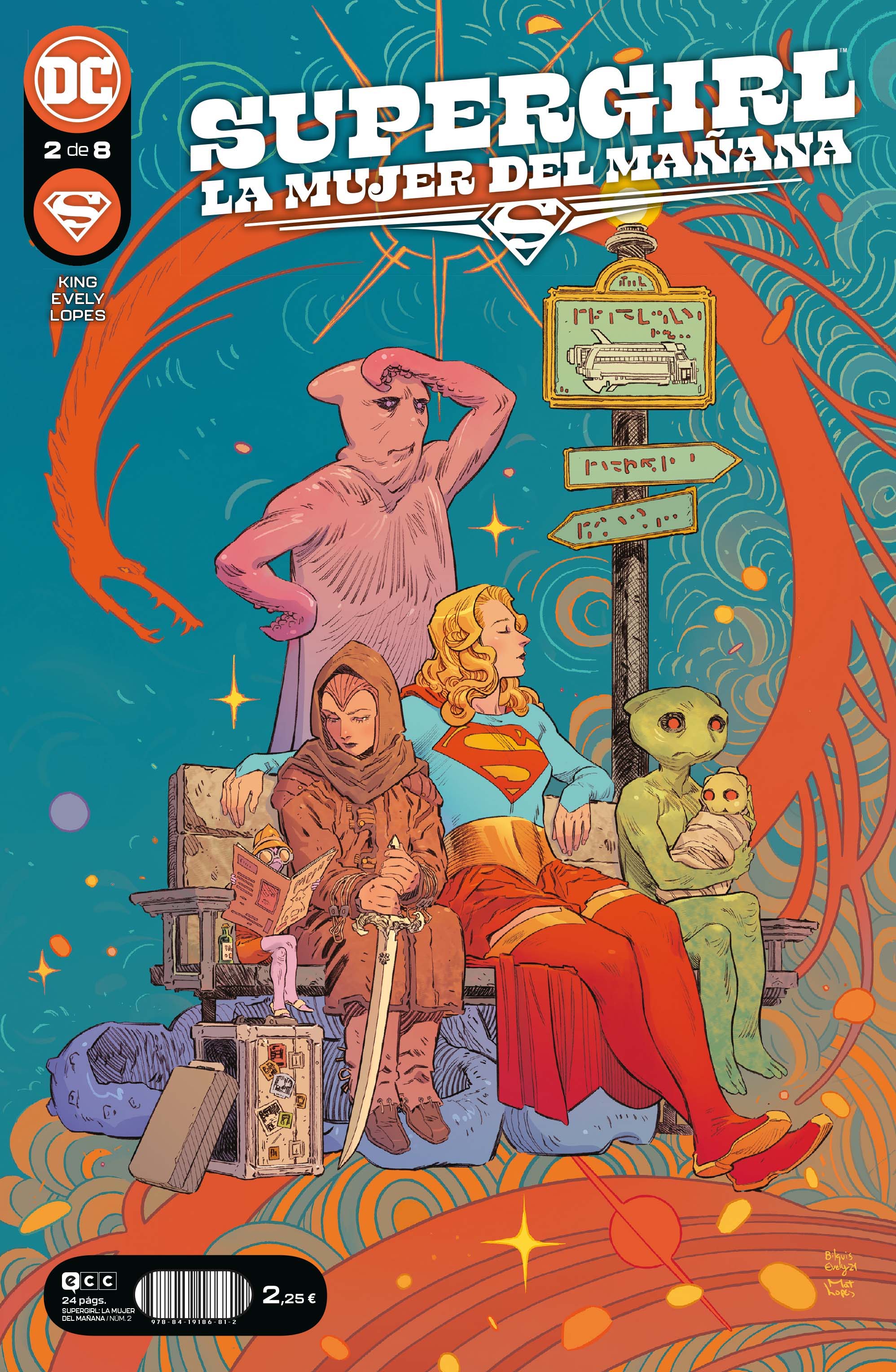 Bárbara Azagra Rueda, Tom King, Bilquis Evely: Supergirl: La mujer del mañana #2 (Paperback, Español language, 2022, ECC)