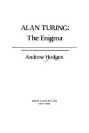 Andrew Hodges, A. Hodges: Alan Turing: The Enigma (Hardcover, 1995, Springer-Verlag)
